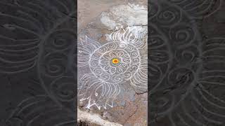 sukravaram beautiful Kolam design rangoli short video