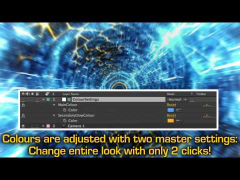 After Effects Project Files - Neon Wormhole - hi-tech tunnel flythrough - VideoHive 8126533