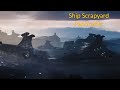 Star Wars Jedi: Fallen Order - Ship Scrapyard Panoramic compilation