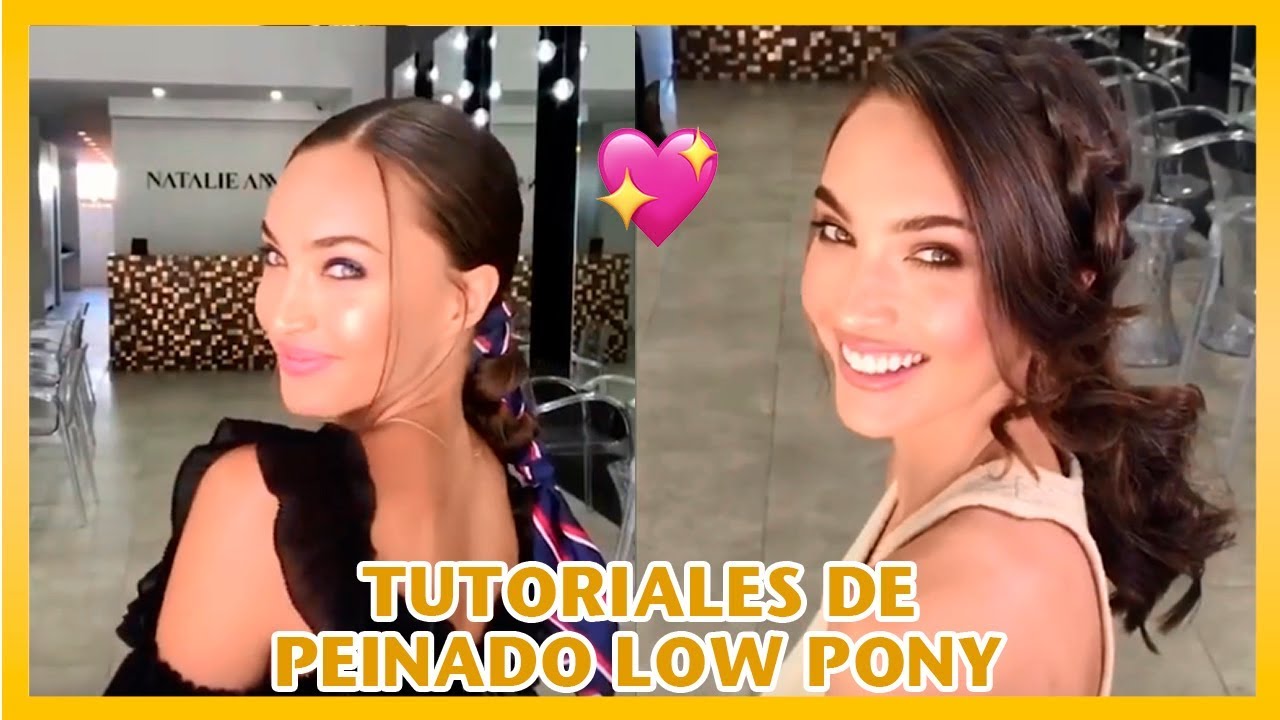 😻⚡💍 Tutoriales de peinado LOW PONY 😻⚡💍