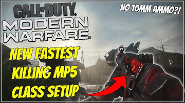 NEW Fastest Killing BEST MP5 Class Setup Is OVERPOWERED In Modern Warfare! (Best MP5 Class Setup)