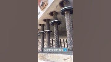 Bridge making using crane #construction #forklift #foryou #youtubeshorts