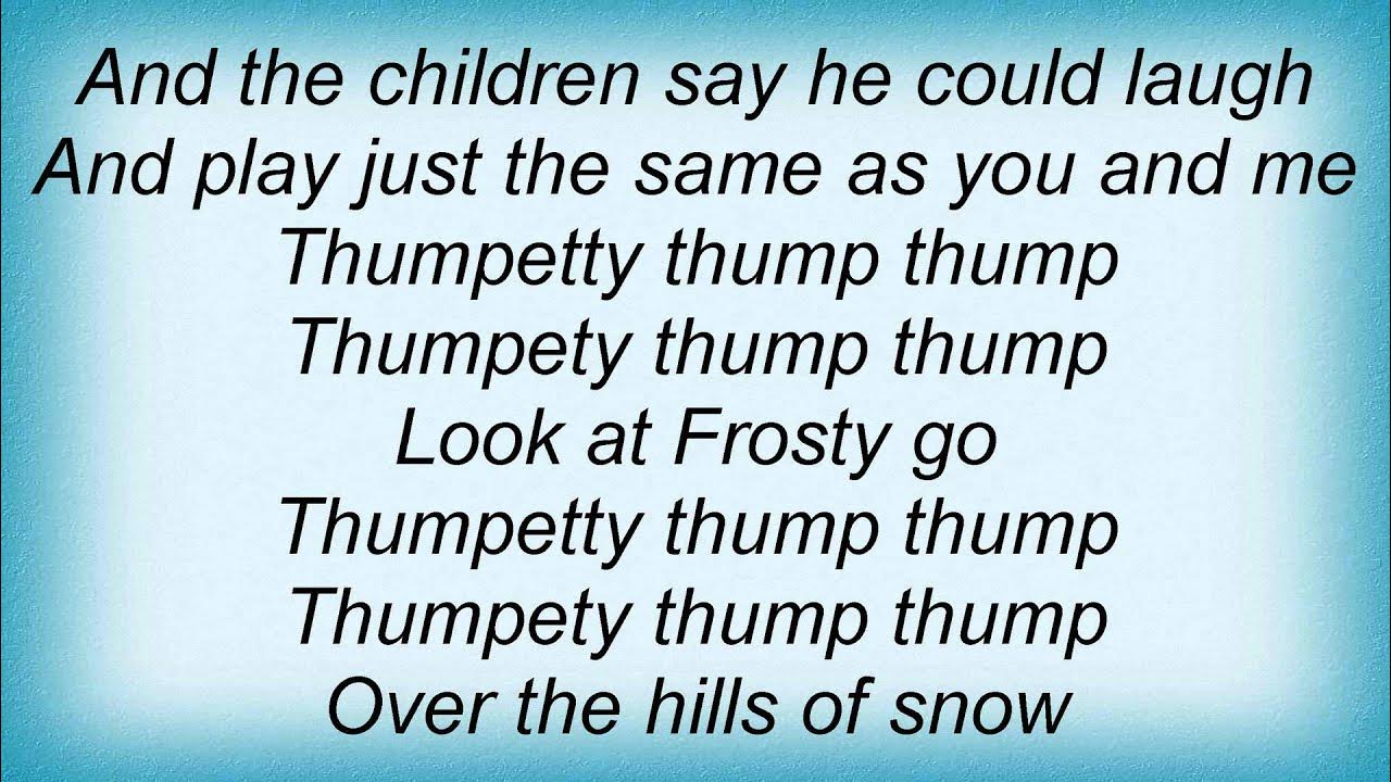 Toby Keith - Frosty The Snowman Lyrics Toby Keith - Frosty The Snowman Lyrics