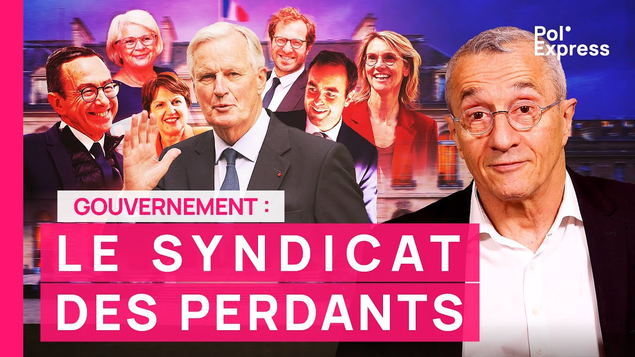 ⁣Gouvernement : de la droite moisie aux macronistes rassis, le SYNDICAT DES PERDANTS