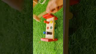 wooden hammer bench for kids