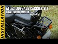 Royal enfield meteor 350 atlas luggage carrier set  installation  bandidos pitstop