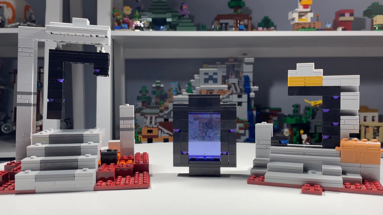 Lego Minecraft Portal em Ruínas