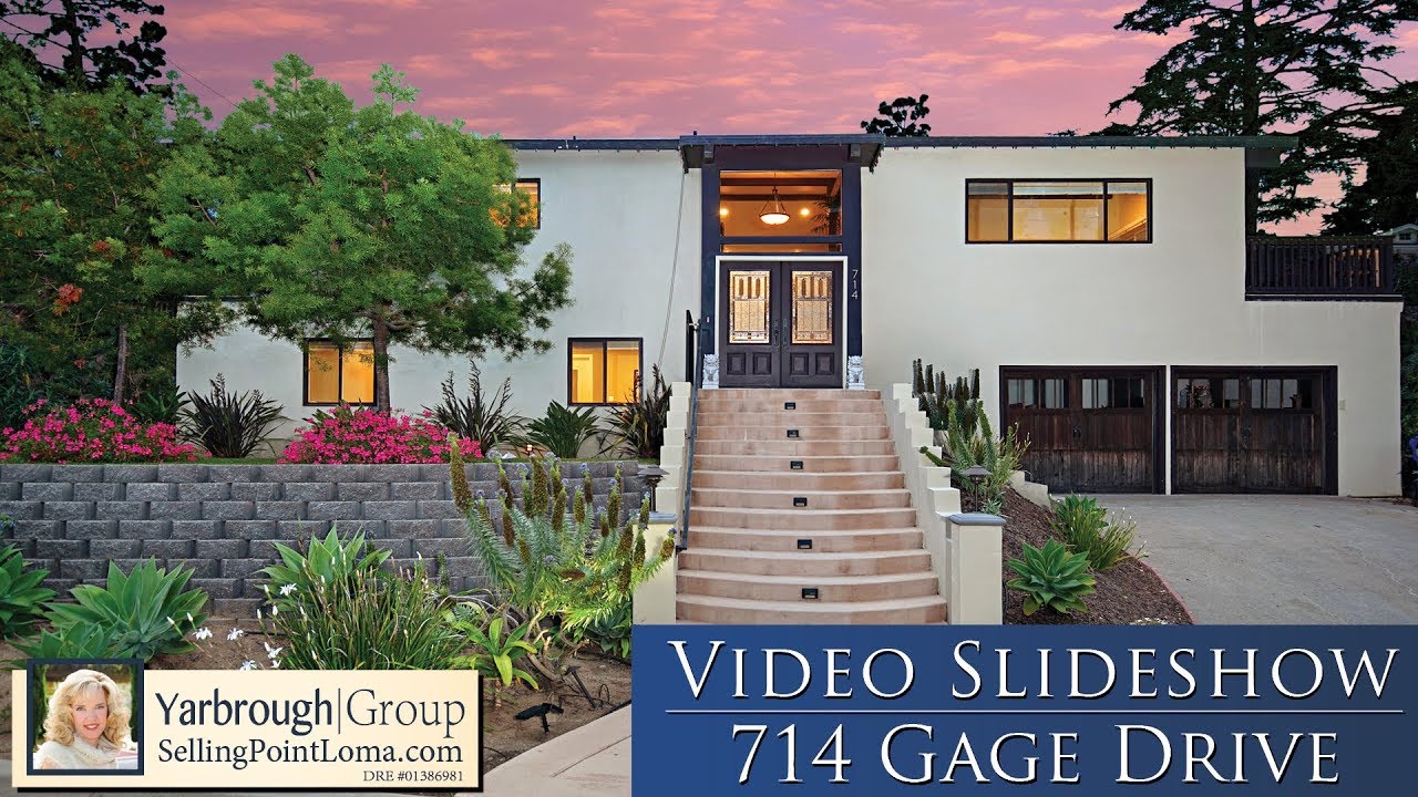 Point Loma Real Estate 714 Gage San Diego CA 92106 Video Slideshow