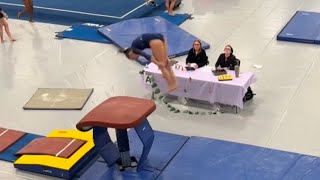 Level 9 Vault Yurchenko Pike 9.300 USAG #gymnast #vault #yurchenko #shorts #rileyroo