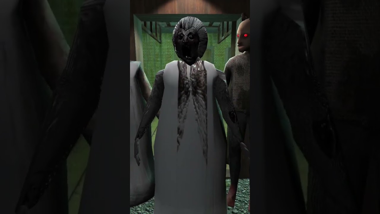 GRANNY CHAPTER TWO: DEVOUR MODE PC ESCAPE WITH SLENDRINA'S MOM, NEW ANIMATION SCENE