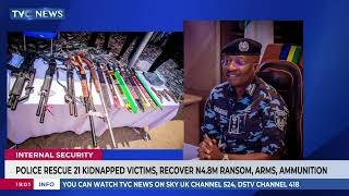 Police Rescue 21 Kidnapped Victims, Recover ₦4.8m Ransom, Arms, And Ammunition