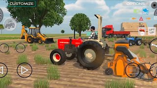 tractor game । track game angry 😡 । tractor game । tractor farming game video । tractor game play ।  screenshot 4