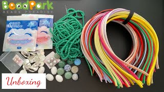 Beadpark Tutorial || Unboxing Beading material || bead haul