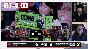 TES vs NIP - Game 1 | Round 1 S15 LPL Summer Playoffs 2025 Top Esports vs Ninjas in Pyjamas G1 full