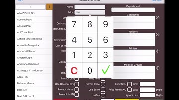 Paradise POS: How to Create and Edit an Item