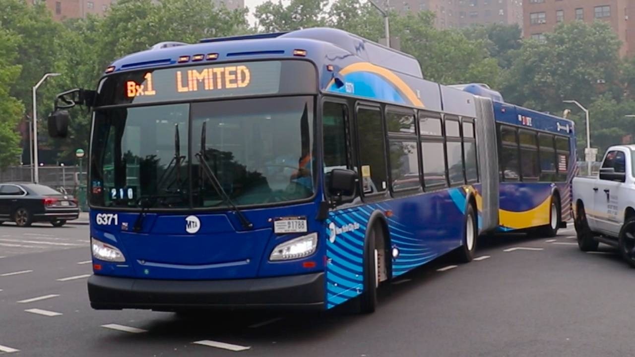 NYCT Bus: 2025 New Flyer XD60 #6371 on the Bx1 Limited & Bx2 at