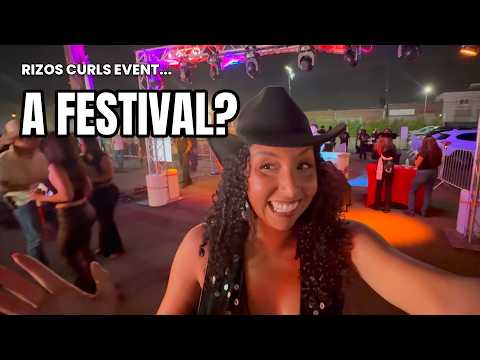 Curls, Cowboy Boots & A Festival I Didn't See Coming! | Rizos Curls Vlog