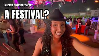 Curls, Cowboy Boots & A Festival I Didn't See Coming! | Rizos Curls Vlog