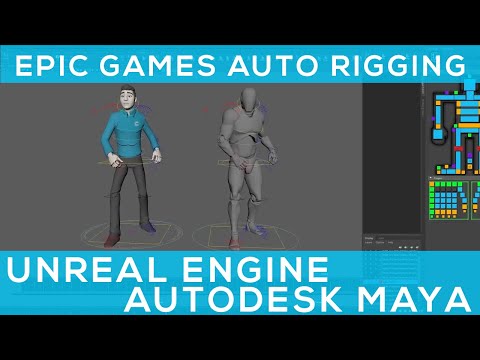 Unreal Epic Games A.R.T. Auto Rigging for Autodesk Maya | 1.3