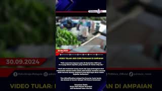 VIDEO TULAR: KES CURI PAKAIAN DI AMPAIAN