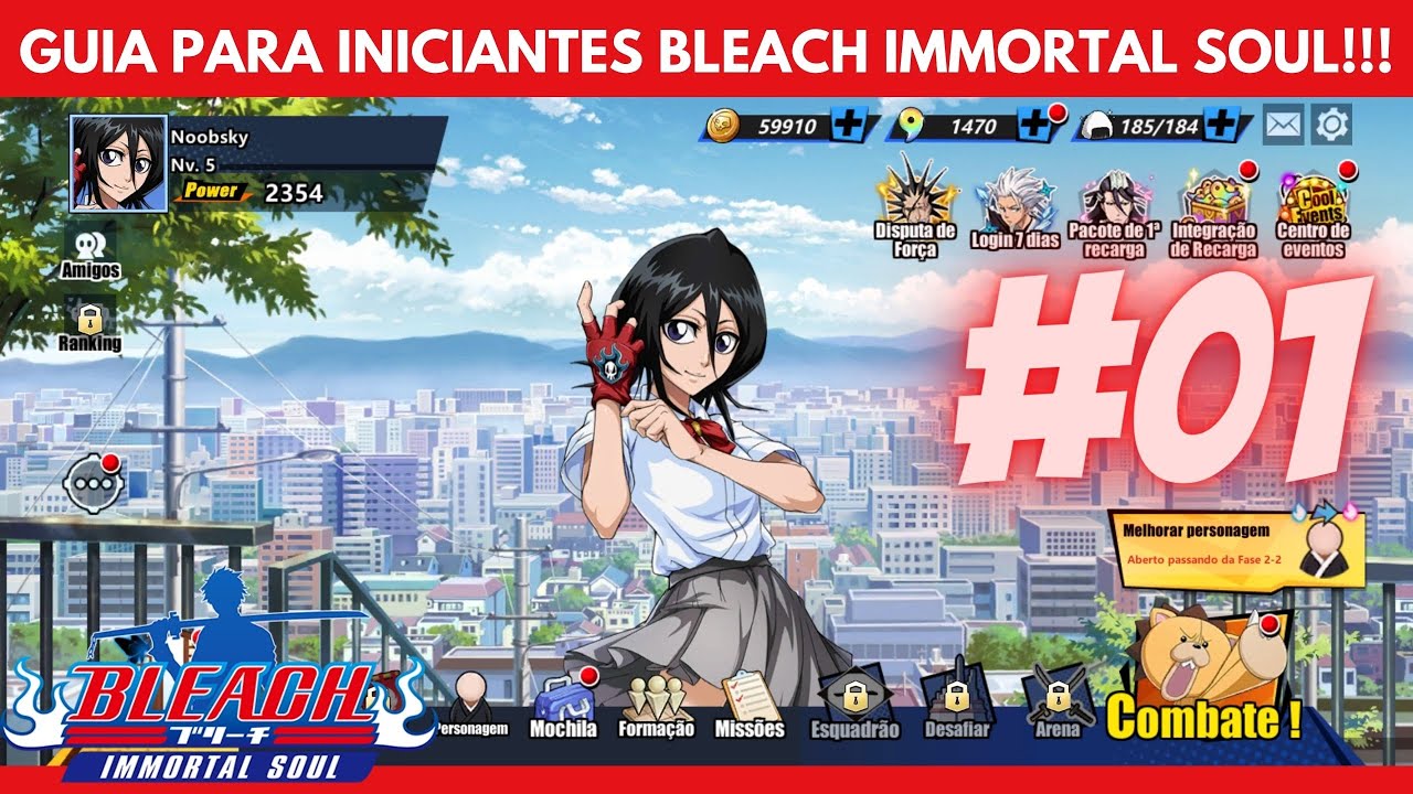 ⭐PRIMEIROS PASSOS PARA COMEÇAR A JOGAR BLEACH IMMORTAL SOUL!!! GUIA