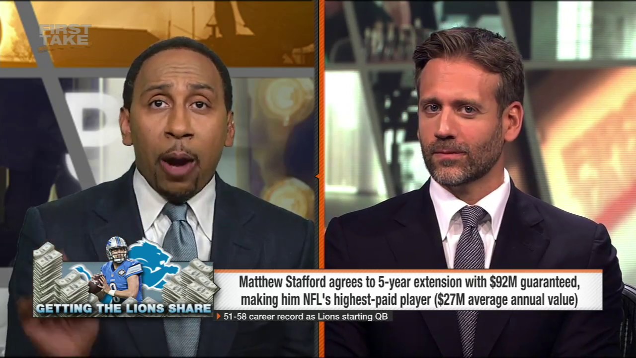 Max Uses Puppets To Explain Matt Staffords Large Contract Extension