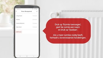 Danfoss Ally™ App – Werken met ruimtes en groepen en thermostaten toewijzen in uw Ally™ App
