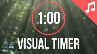 1 minute Classroom Timer With Music | Relaxing Nature Countdown