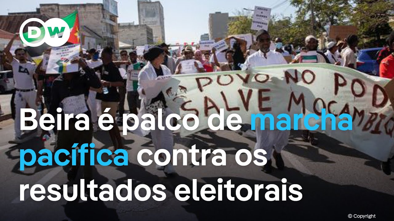 Moçambique: Beira é palco de marcha pacífica contra os resultados eleitorais