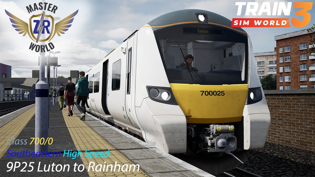 9P25 Luton to Rainham - Southeastern High Speed - Class 700 - Train Sim World 3