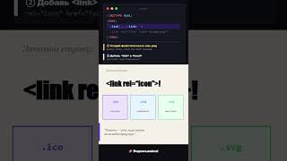 ⚔️ 🖥️ Favicon — как добавить иконку сайту⚡ #html #бесплатноеобучение #вебразработка #обучение #funny