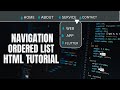 Ordered List in HTML | HTML Tutorial - Ordered List, Unordered List and Description List in Html