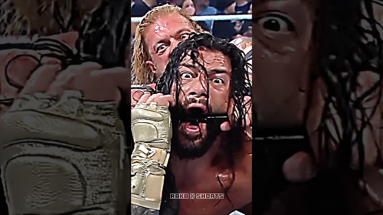 Edge attack 😱 otc halp Usos Bloodline 😨💀 Roman Reigns 