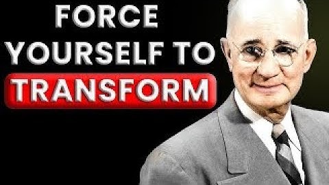Force Yourself to Disappear and Transform / Napoleon Hill