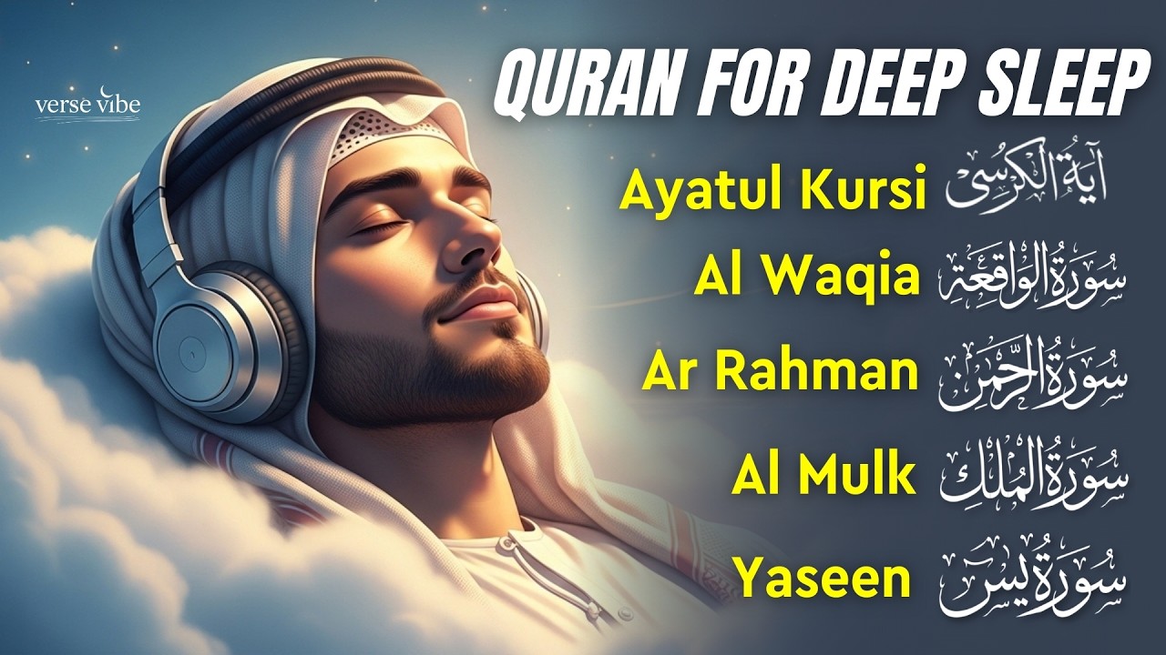 Healing Quran Recitation in Soft Voice | Fatiha, Ayatul Kursi, Rahman, Mulk, Yasin, Waqiah