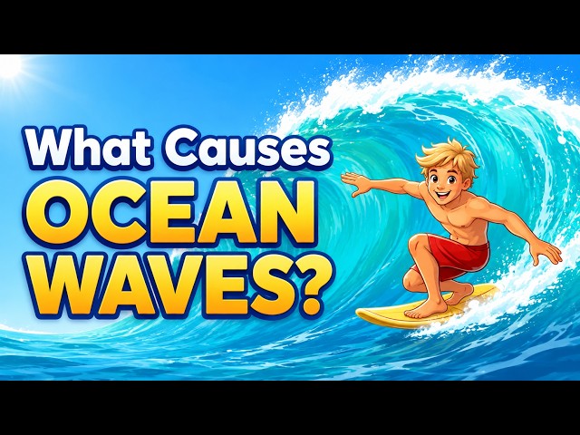 What makes ocean waves? | Wind, Tides, Tsunami | Smartie the