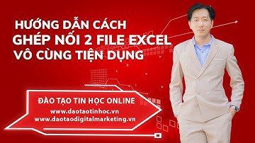 Hướng Dẫn Cách Ghép Nối 2 File Excel Vô Cùng Tiện Dụng - Daotaotinhoc.vn