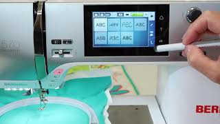 BERNINA 570 89 How to Load an Embroidery Design