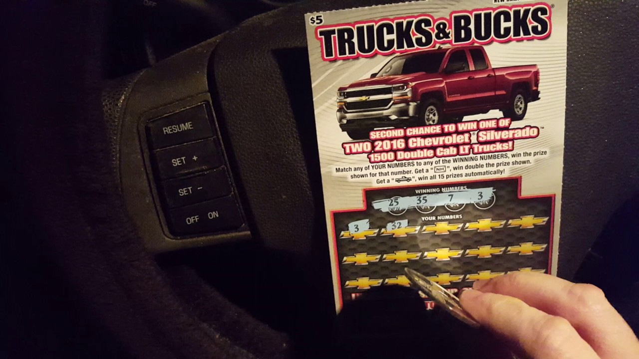 Trucks and bucks 5 nh scratch ticket winner YouTube