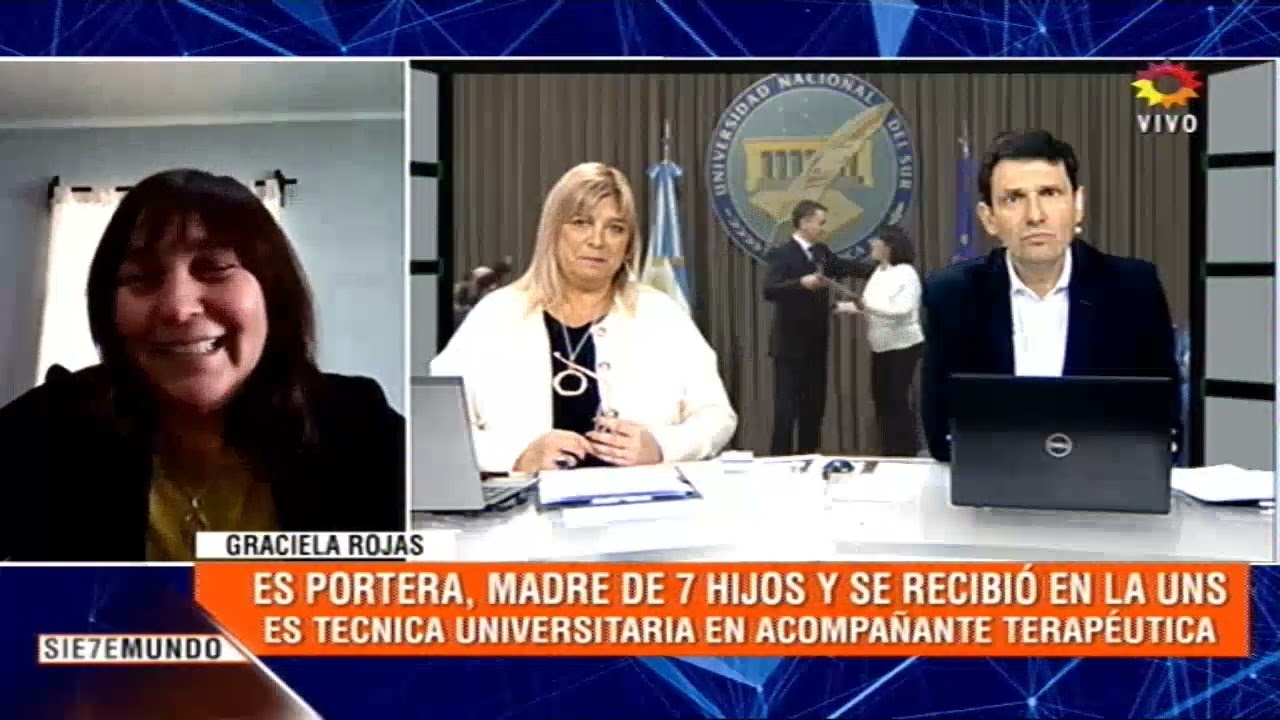 "Nunca es tarde para cumplir un sueño": dijo Graciela Rojas que se recibió a los 57 años