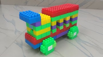 Satisfying Diy Bus ASMR | Building Blocks/ block game/Lego building blocks #asmr#buildingblocks#lego