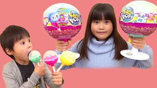 お菓子屋さんごっこ??? チュッパチャプスに見えるけど・・・ おゆうぎ こうくんねみちゃん