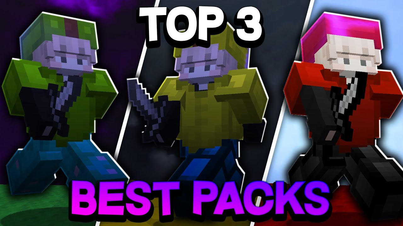 Top 3 BEST 16x  Bedwars Texture Packs | 1.8.9
