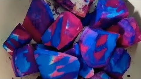 Crunchy Fresh blocks/Dyed/Reformed Edited by @WNAYASMR2 | ASMR/Subscribe/Stressrelief