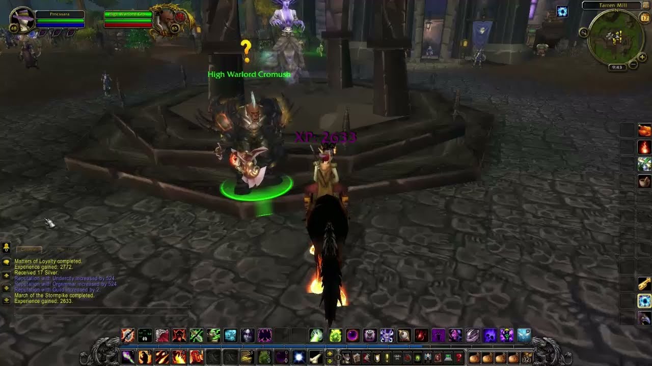 March of the Stormpike - World of Warcraft Quests ( WOW ) - Completion