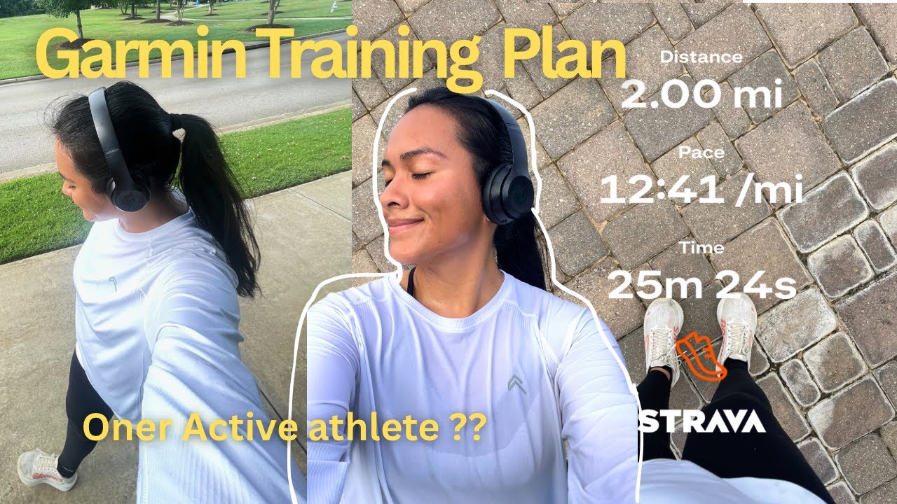 Garmin Training Programs RUNNING VLOG | Trying the Garmin Training Program + Oner Active Goals ...