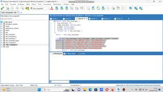 membuat database tentang toko komputer dengan membuat tabel penjualan dan tabel customer