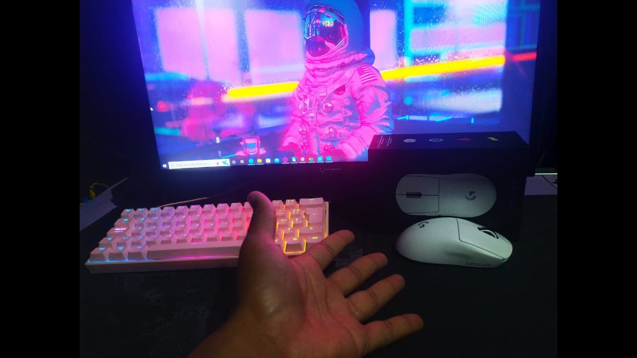 Logitech G Pro X Superlight Wireless Gaming Mouse clean(limpeza) asmr