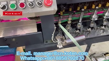 B500A Paper tape binding machine by cold glue