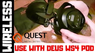 Quest HD Wireless Headphones to use with DEUS WS4 Pod Module. screenshot 5